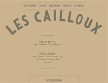 Tablet Screenshot of lescailloux.fr